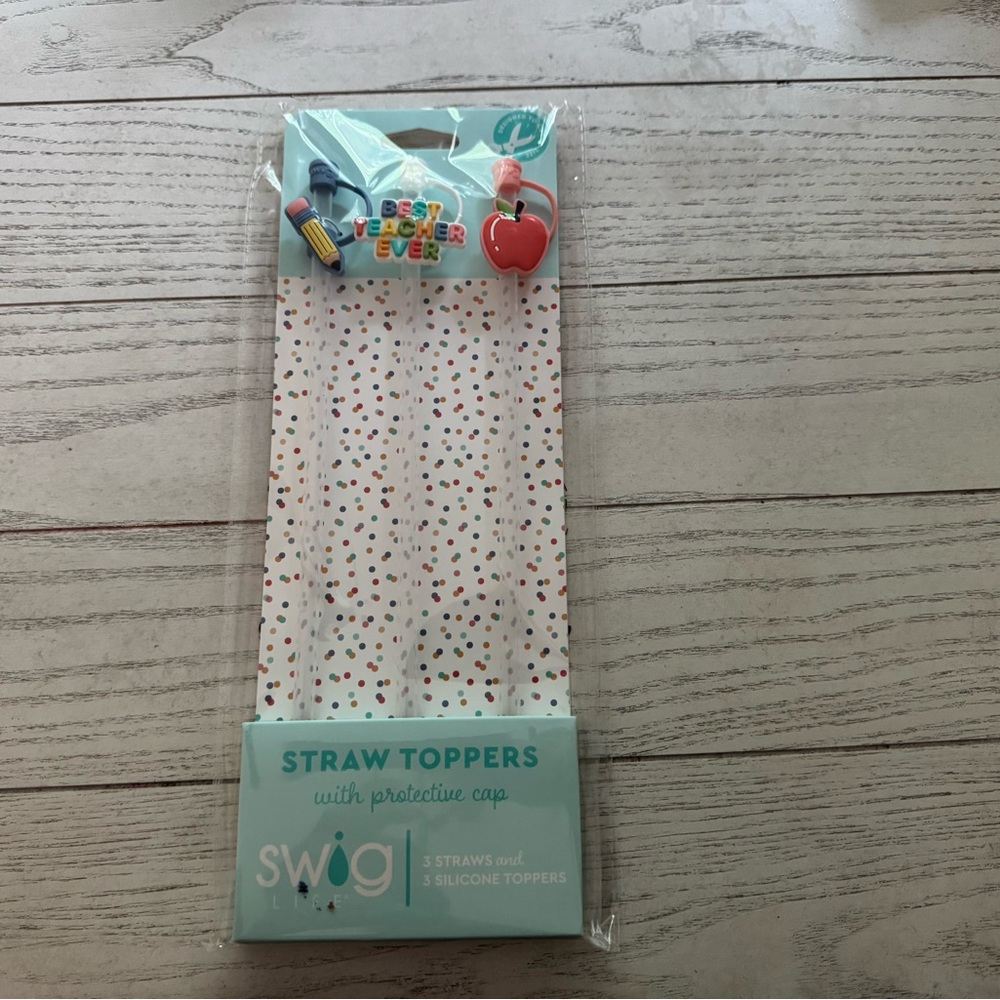 Swig Straw Toppers with Protective Cap